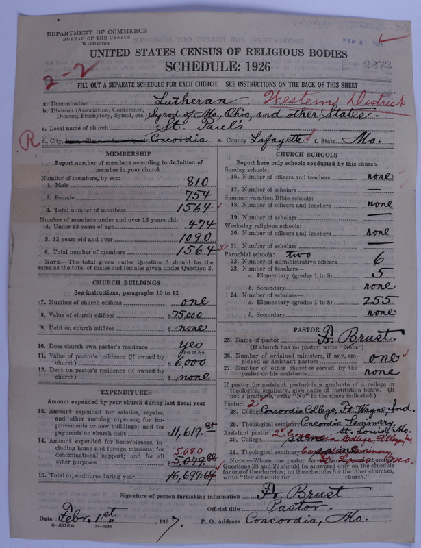 Scan of Evangelical Lutheran Synodical Conference of America: Evangelical Lutheran Synod of Missouri, Ohio, and Other States: 2272