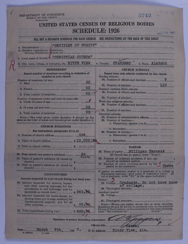 Scan of Disciples of Christ: 5742