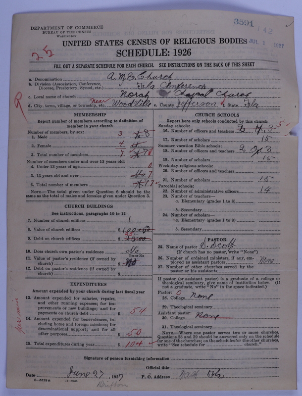 Scan of African Methodist Episcopal Church: 3591