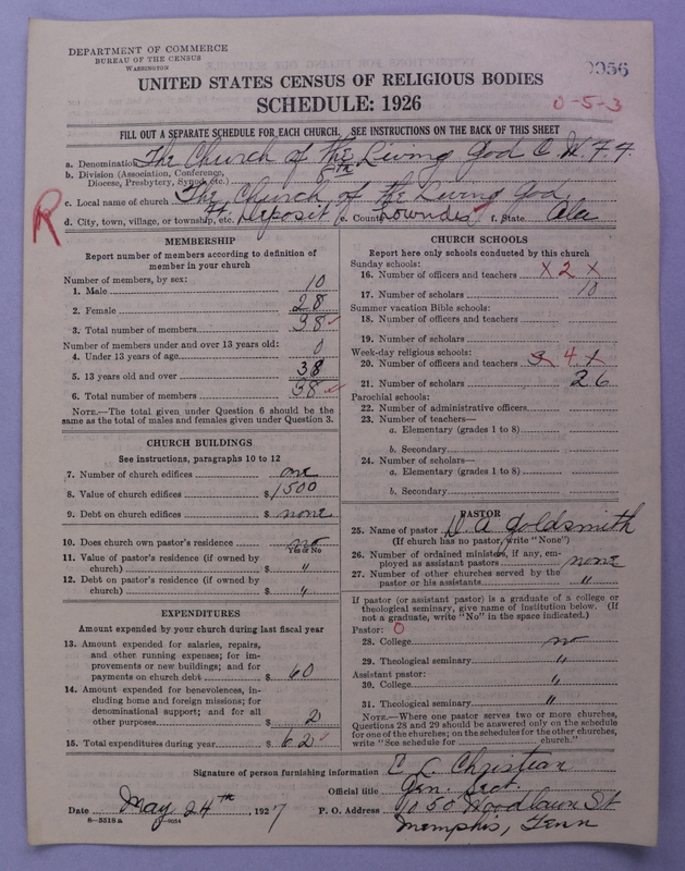 Scan of Church of the Living God, Christian Workers for Fellowship: 56