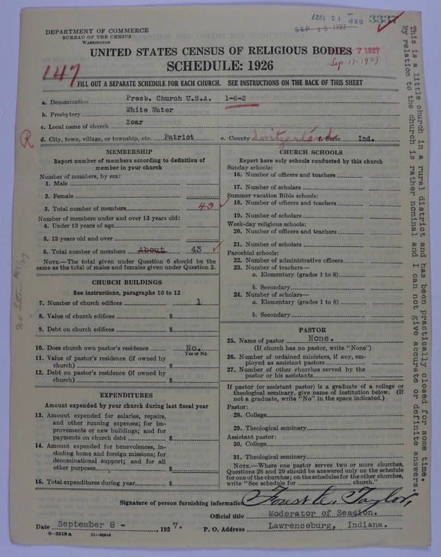 Scan of Presbyterian Church in the United States of America: 3337