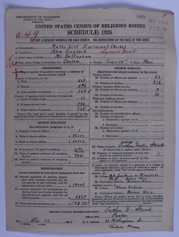 Scan of Methodist Episcopal Church: 895