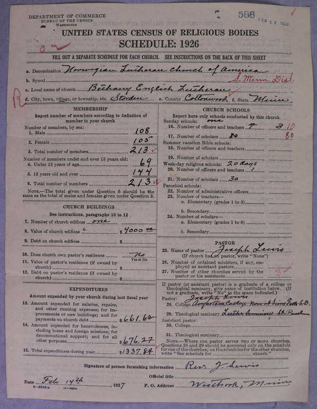 Scan of Norwegian Lutheran Church of America: 588