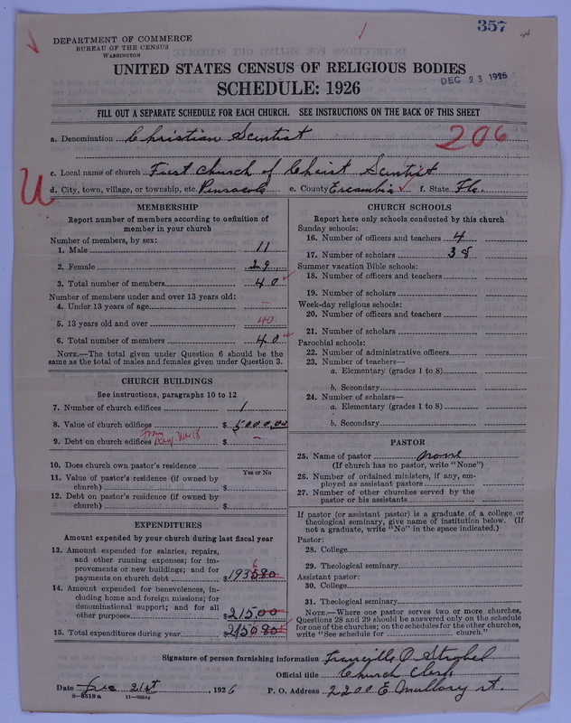 Scan of Church of Christ, Scientist: 357