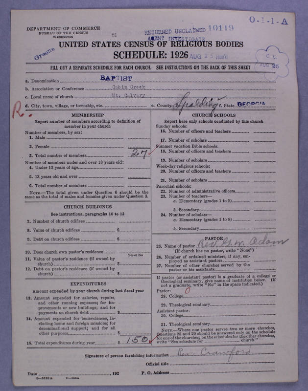 Scan of Negro Baptists: 10119