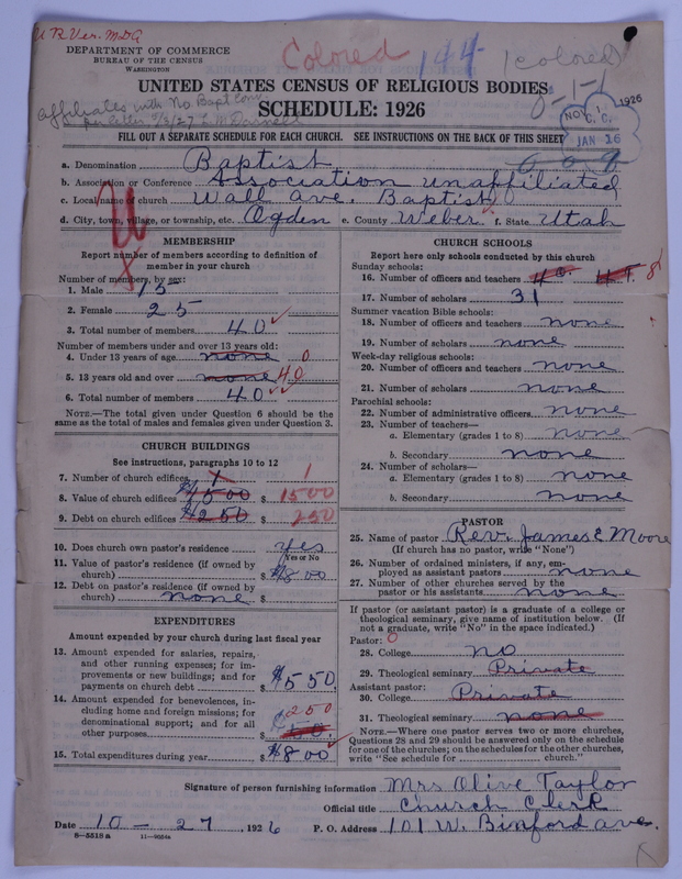 Scan of Negro Baptists: