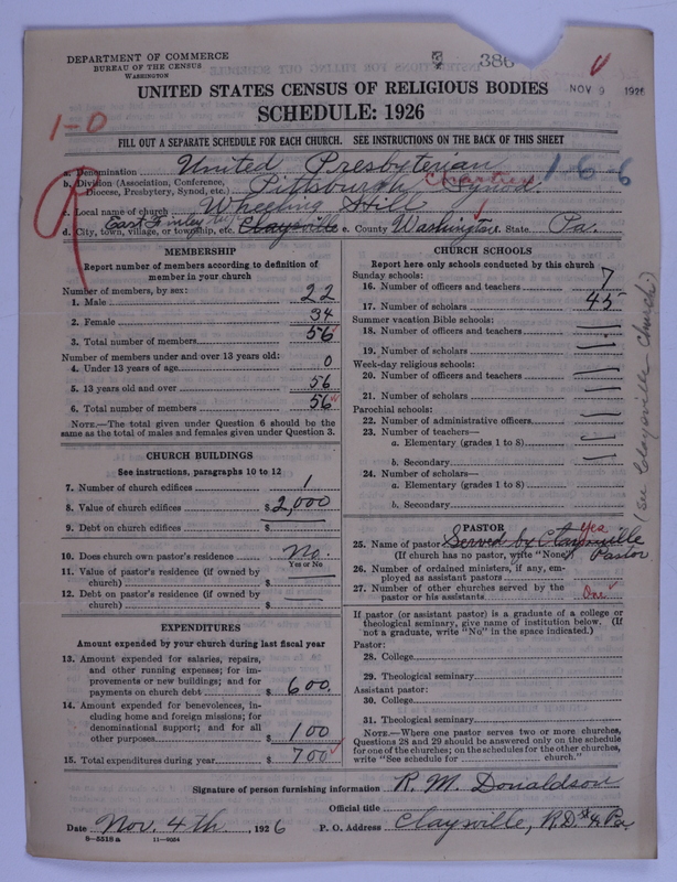 Scan of United Presbyterian Church of North America: 386