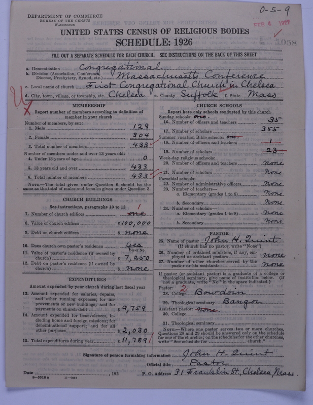Scan of Congregational Churches: 1058