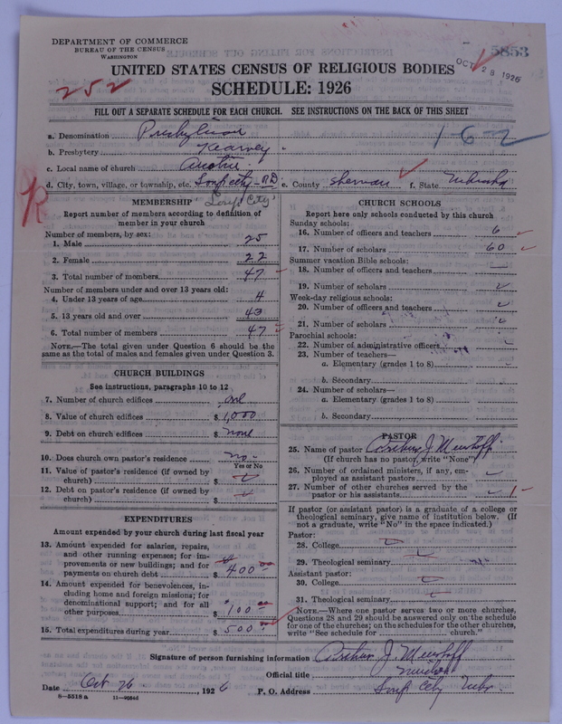 Scan of Presbyterian Church in the United States of America: 5853