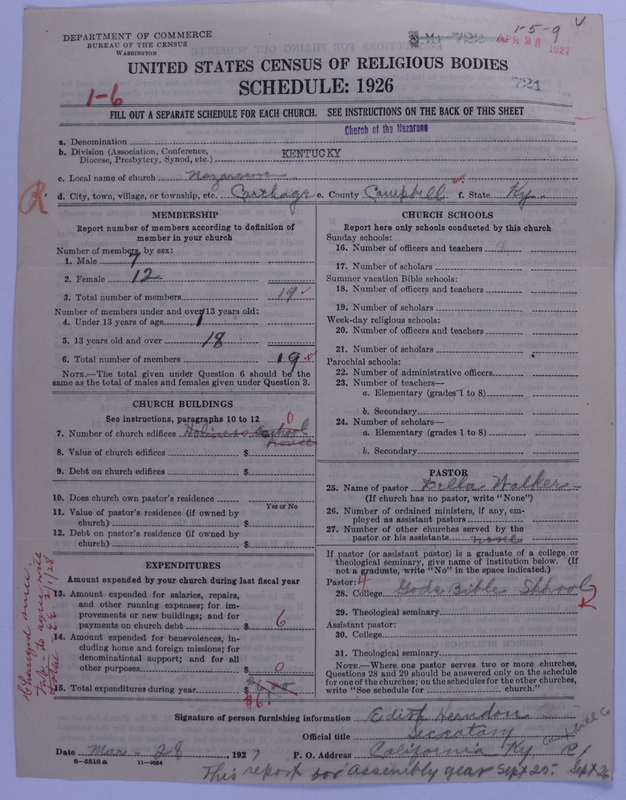 Scan of Church of the Nazarene: 721