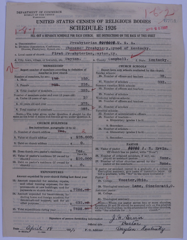 Scan of Presbyterian Church in the United States of America: 6751