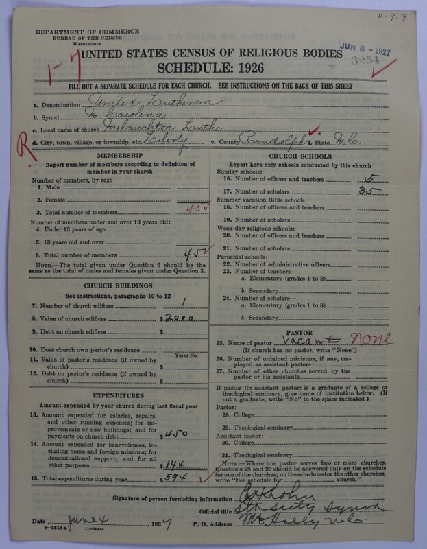 Scan of United Lutheran Church in America: 3254