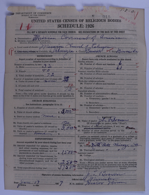 Scan of Swedish Evangelical Mission Covenant of America: 215