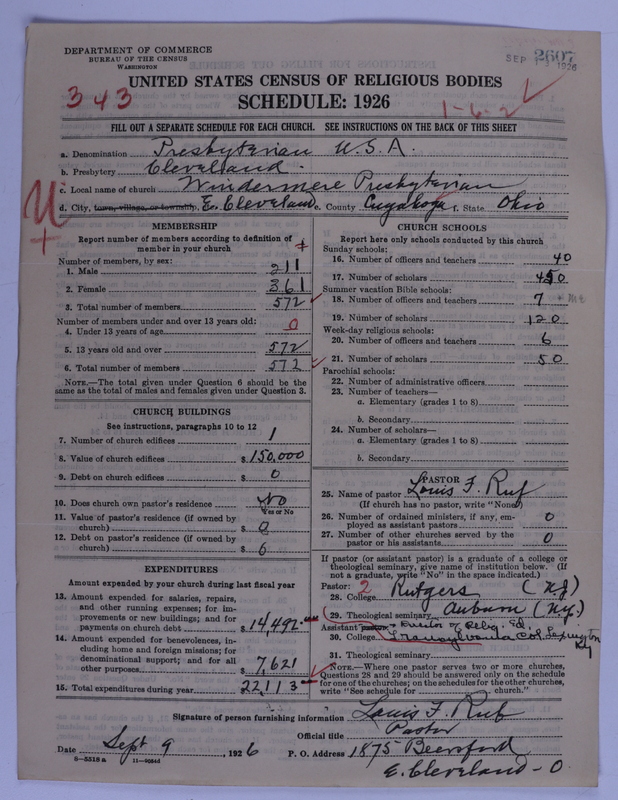 Scan of Presbyterian Church in the United States of America: 2607