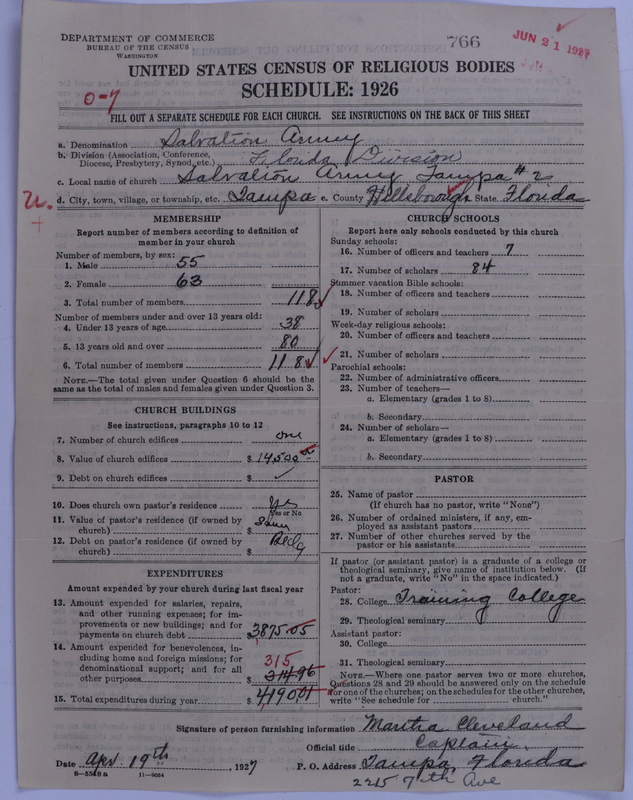 Scan of Salvation Army: 766