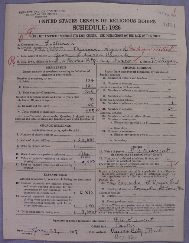 Scan of Evangelical Lutheran Synodical Conference of America: Evangelical Lutheran Synod of Missouri, Ohio, and Other States: 1031