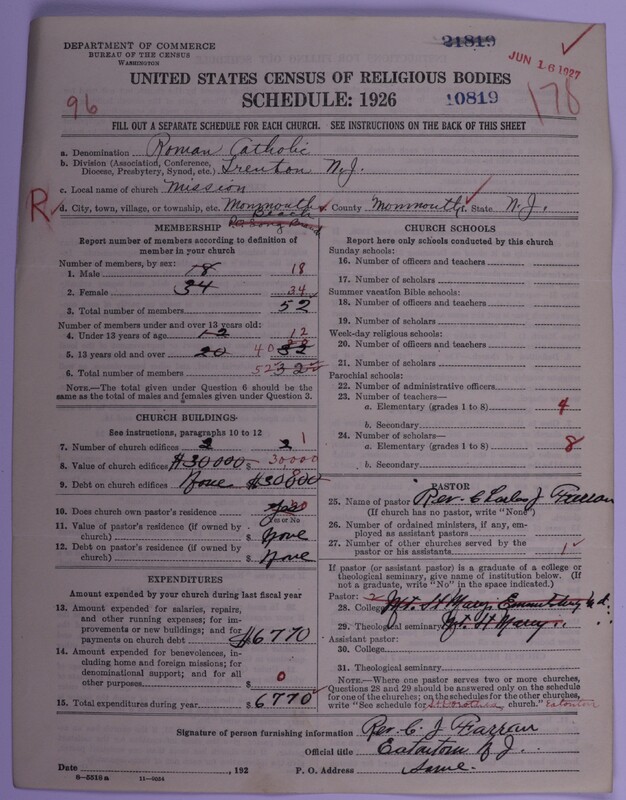 Scan of Roman Catholic Church: 10819