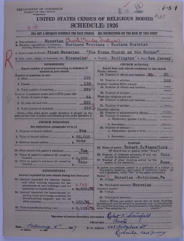 Scan of Moravian Church in America: 16