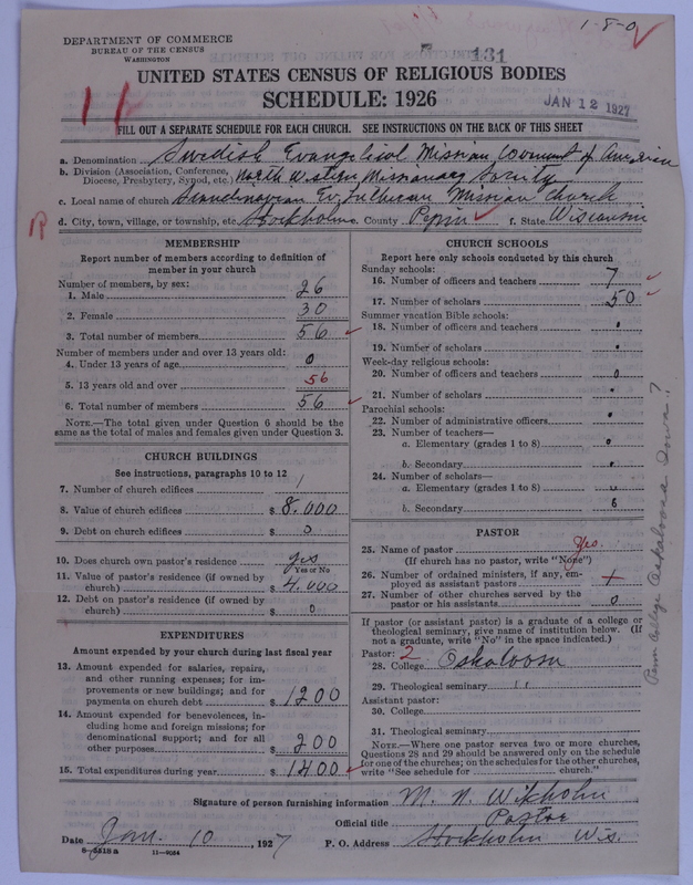 Scan of Swedish Evangelical Mission Covenant of America: 131