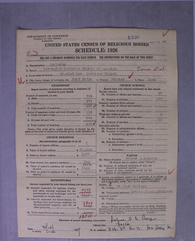 Scan of Norwegian Lutheran Church of America: 1320