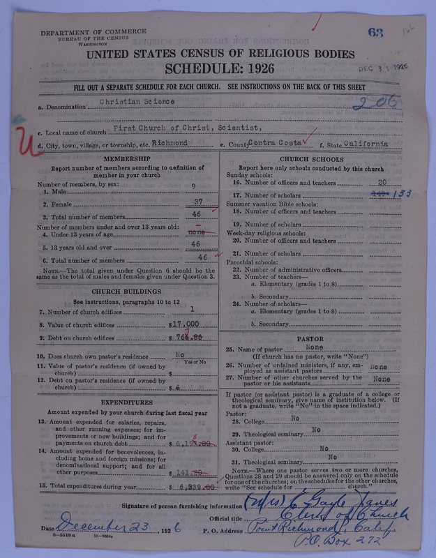 Scan of Church of Christ, Scientist: 63