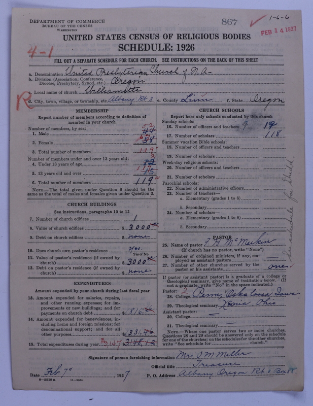 Scan of United Presbyterian Church of North America: 867