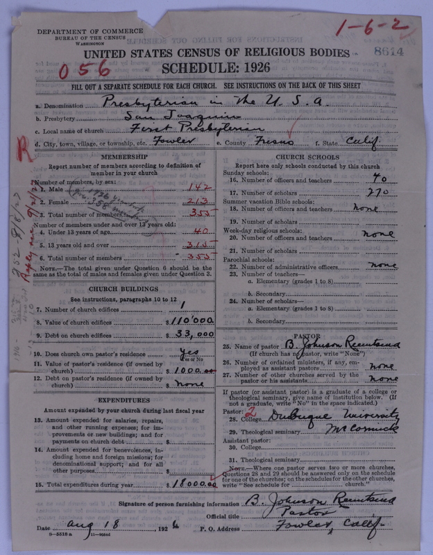 Scan of Presbyterian Church in the United States of America: 8614