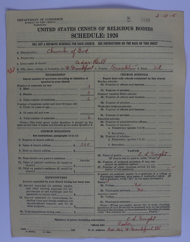 Scan of Church of God (Headquarters, Anderson, Ind.): 208