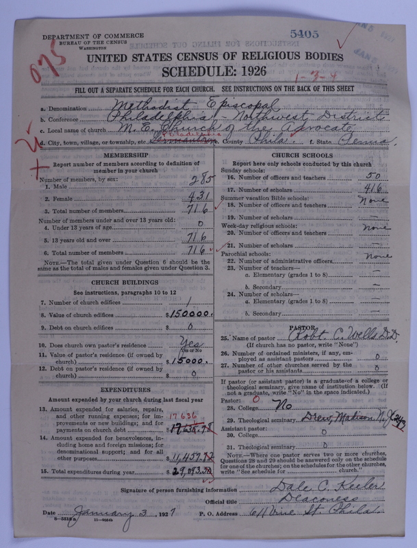 Scan of Methodist Episcopal Church: 5405