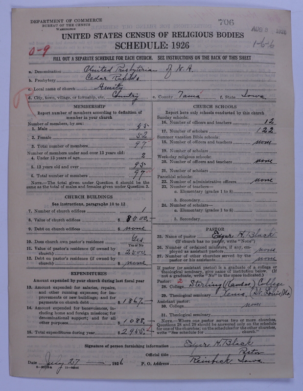 Scan of United Presbyterian Church of North America: 706
