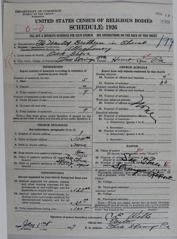 Scan of Church of the United Brethren in Christ: 299