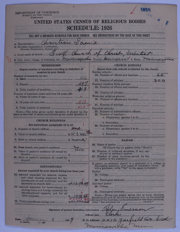 Scan of Church of Christ, Scientist: 968