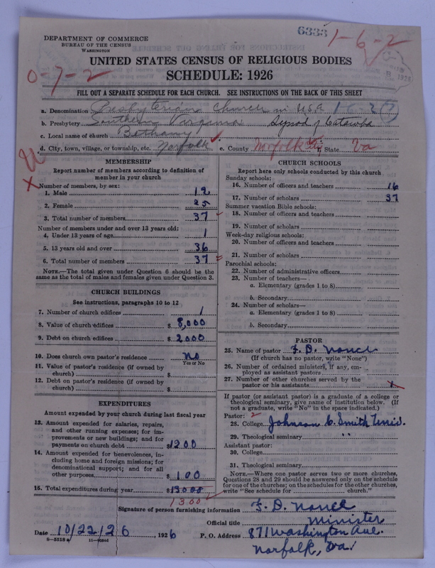 Scan of Presbyterian Church in the United States of America: 6333
