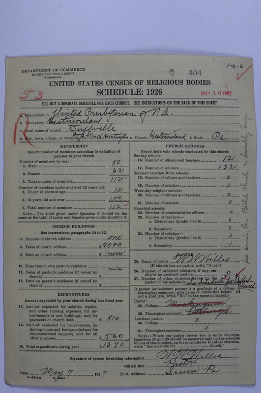 Scan of United Presbyterian Church of North America: 404