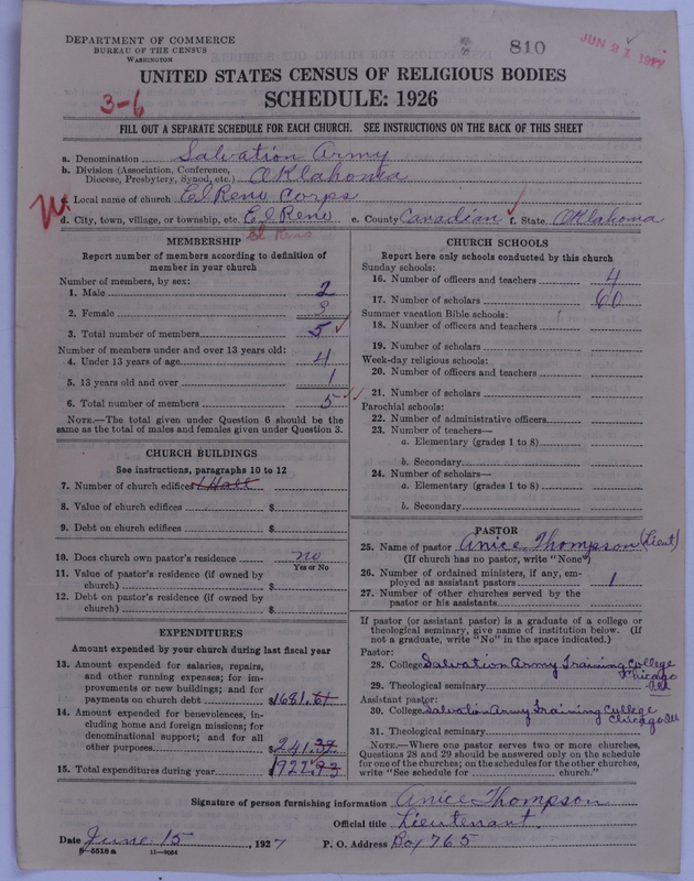 Scan of Salvation Army: 810