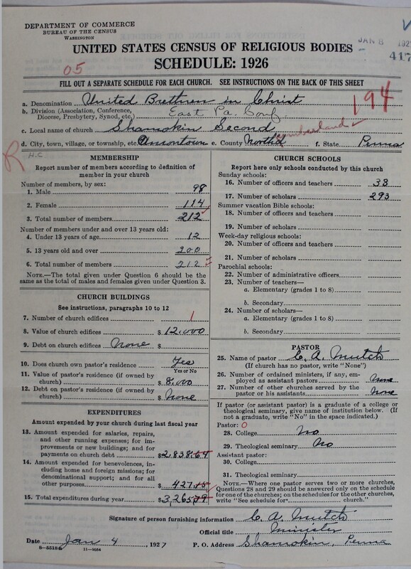 Scan of Church of the United Brethren in Christ: 417