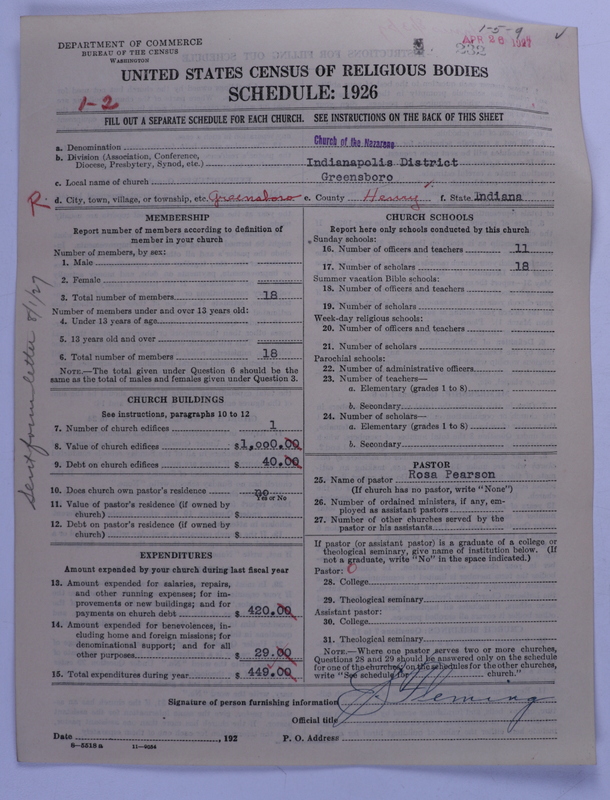 Scan of Church of the Nazarene: 232