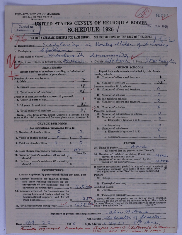 Scan of Presbyterian Church in the United States of America: 8390