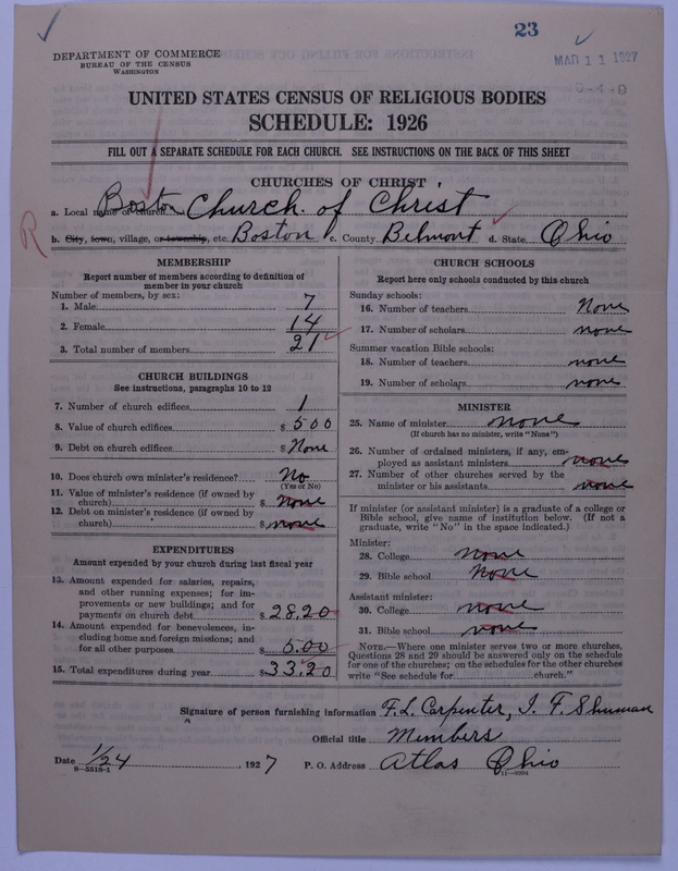 Scan of Churches of Christ: 23