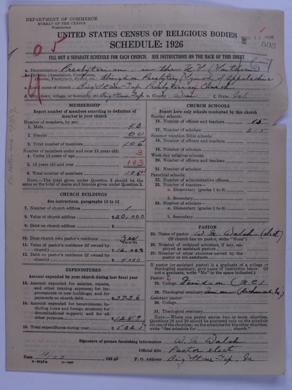 Scan of Presbyterian Church in the United States: 503