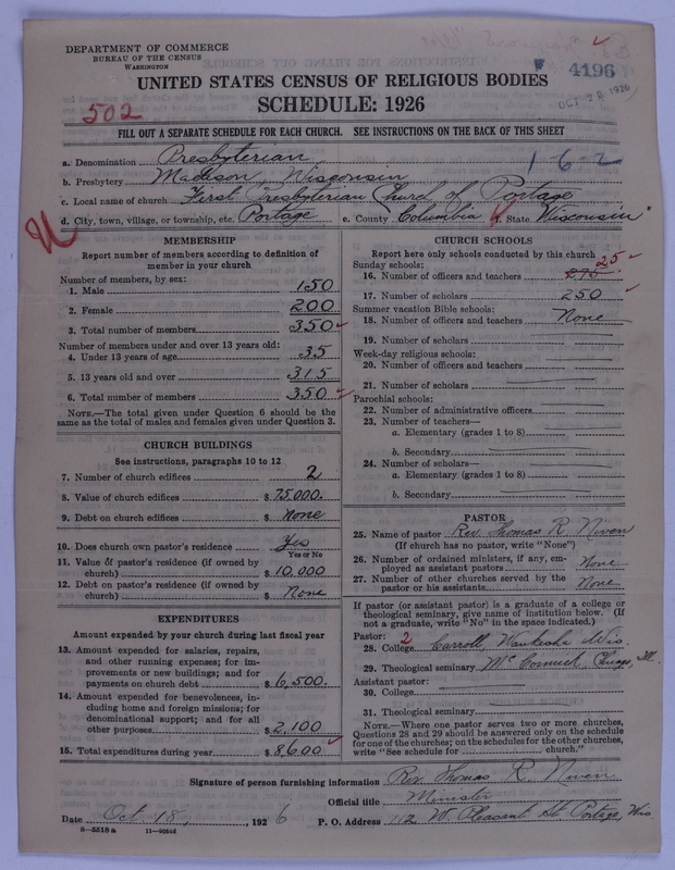 Scan of Presbyterian Church in the United States of America: 4196