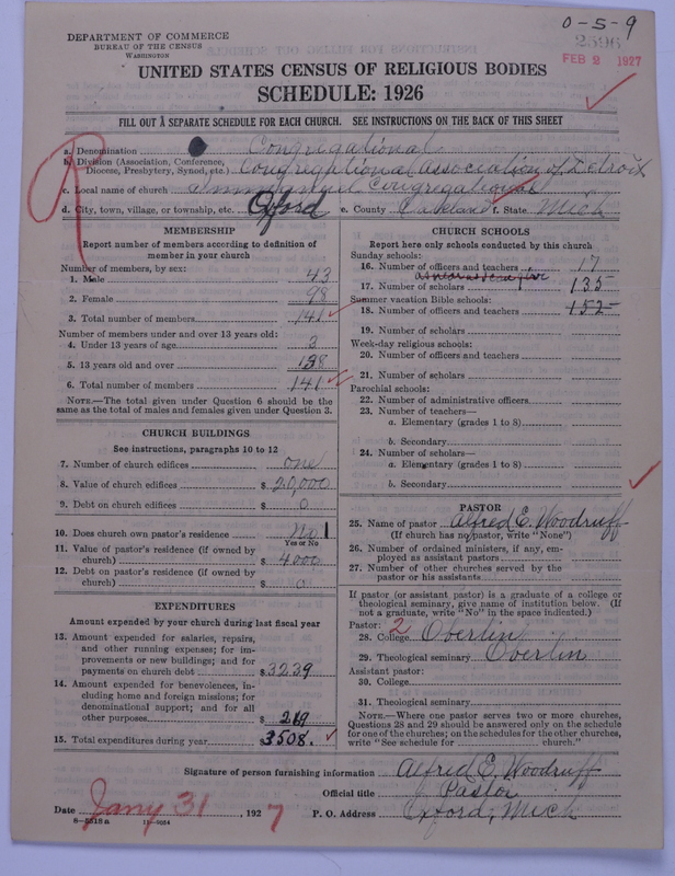 Scan of Congregational Churches: 2596
