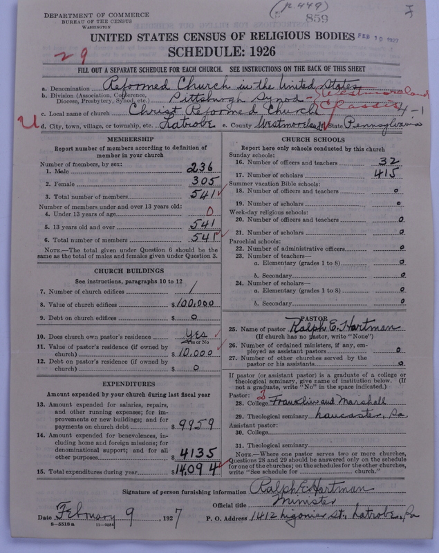 Scan of Reformed Church in the United States: 859