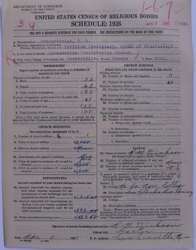 Scan of Presbyterian Church in the United States: 2606