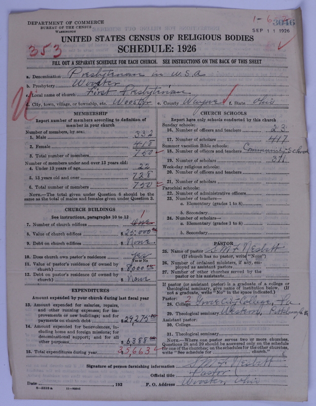 Scan of Presbyterian Church in the United States of America: 3046