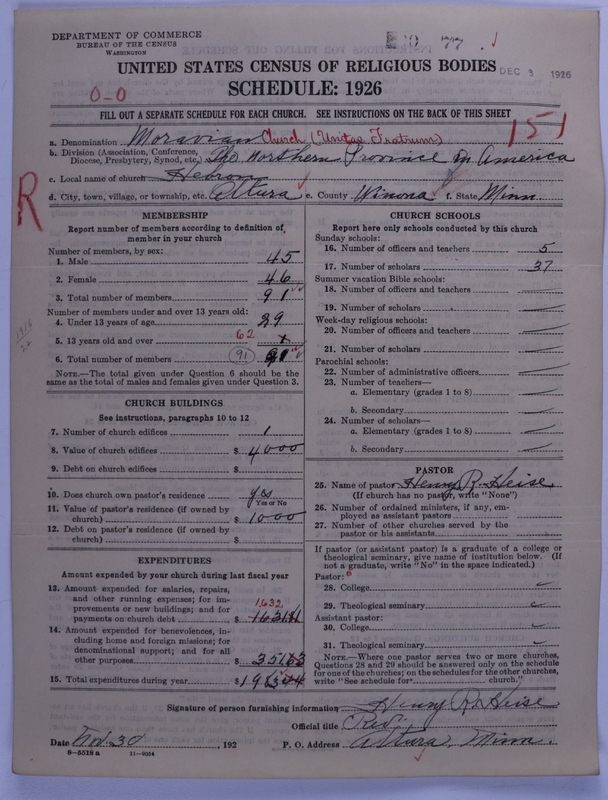 Scan of Moravian Church in America: 77
