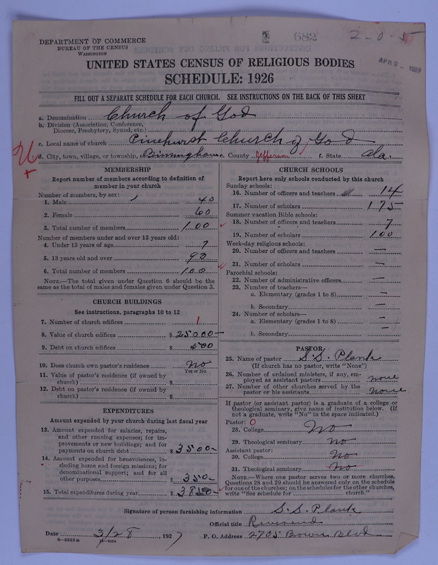 Scan of Church of God (Headquarters, Anderson, Ind.): 682