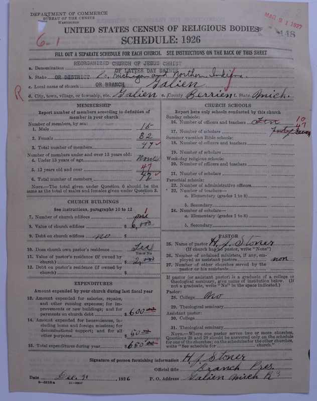 Scan of Reorganized Church of Jesus Christ of Latter Day Saints: 148