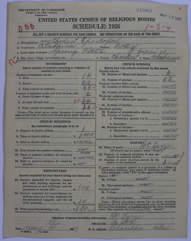 Scan of Methodist Episcopal Church: 21981