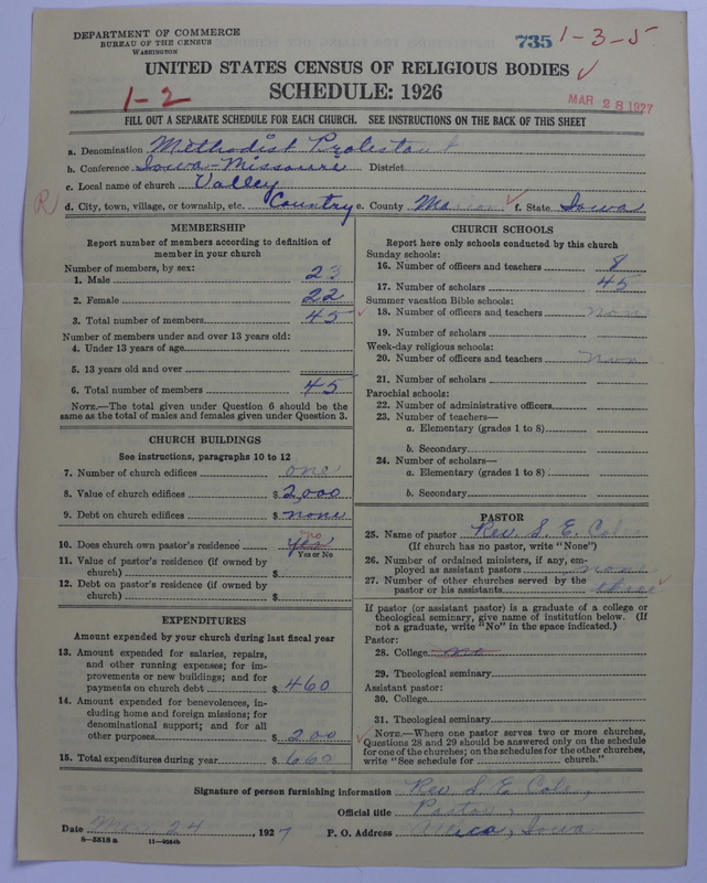 Scan of Methodist Protestant Church: 735